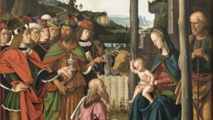 Adorazione dei Magi conservata presso la Galleria Nazionale dell'Umbria a Perugia